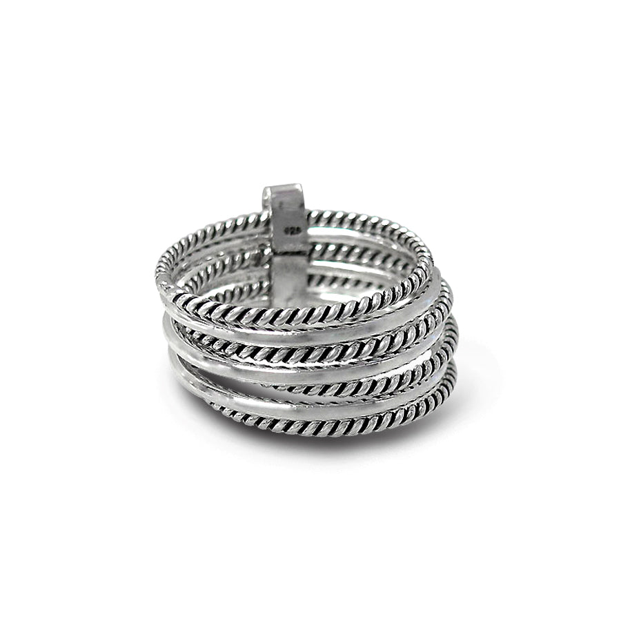 Maritime Rope Shareable Ring in Sterling Silver
