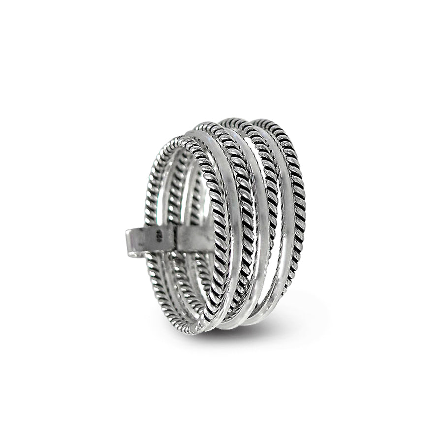 Maritime Rope Shareable Ring in Sterling Silver