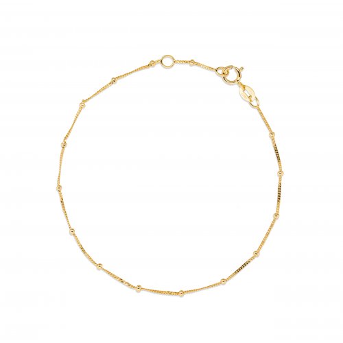 Satellite Chain Bracelet in 10K Gold-Yellow Gold