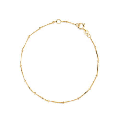 Satellite Chain Bracelet in 10K Gold-Yellow Gold