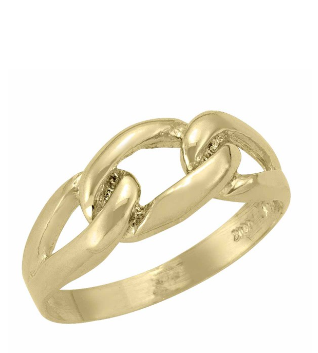Bold Fancy Knot Ring in 10K Yellow Gold