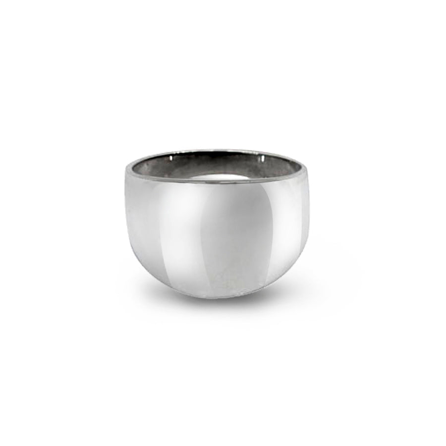 Dôme Signet Ring in Sterling Silver