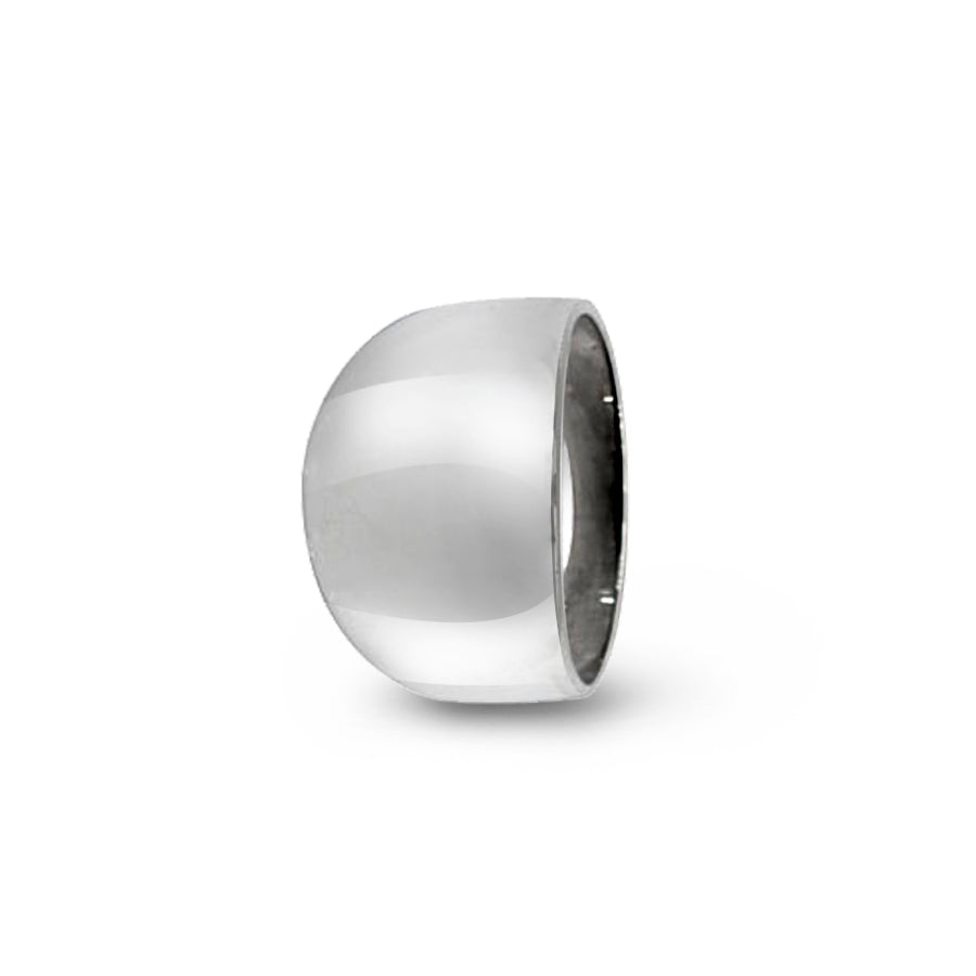 Dôme Signet Ring in Sterling Silver
