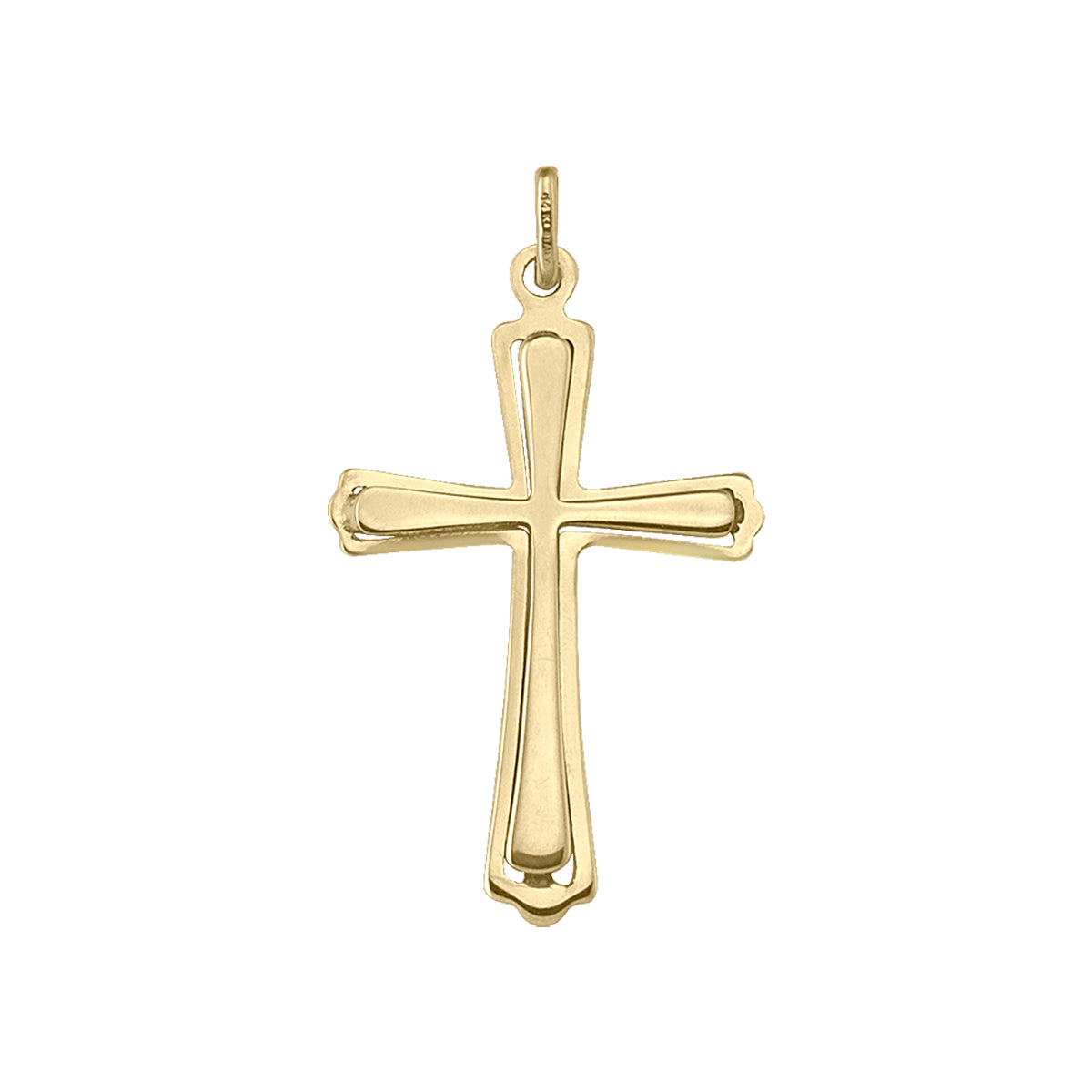 Cross Pendant in 18K Yellow Gold