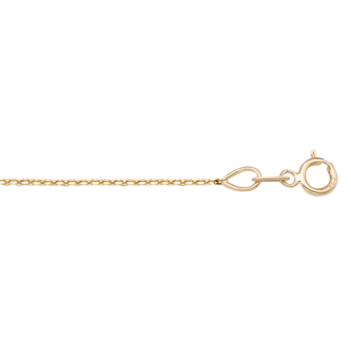 Bold Two Tone Double Oval Link Necklace in 14k Gold