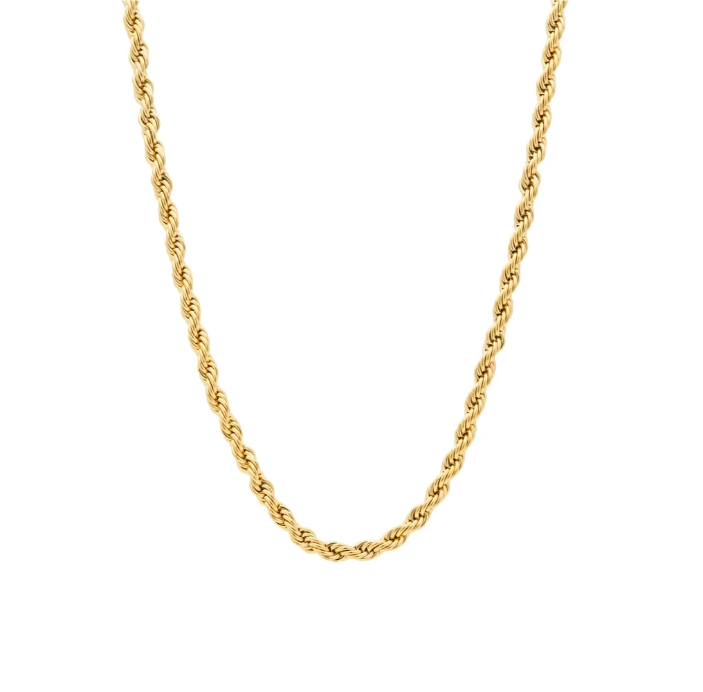 Medium Rope Chain Necklace in 14K Gold, 2.3mm