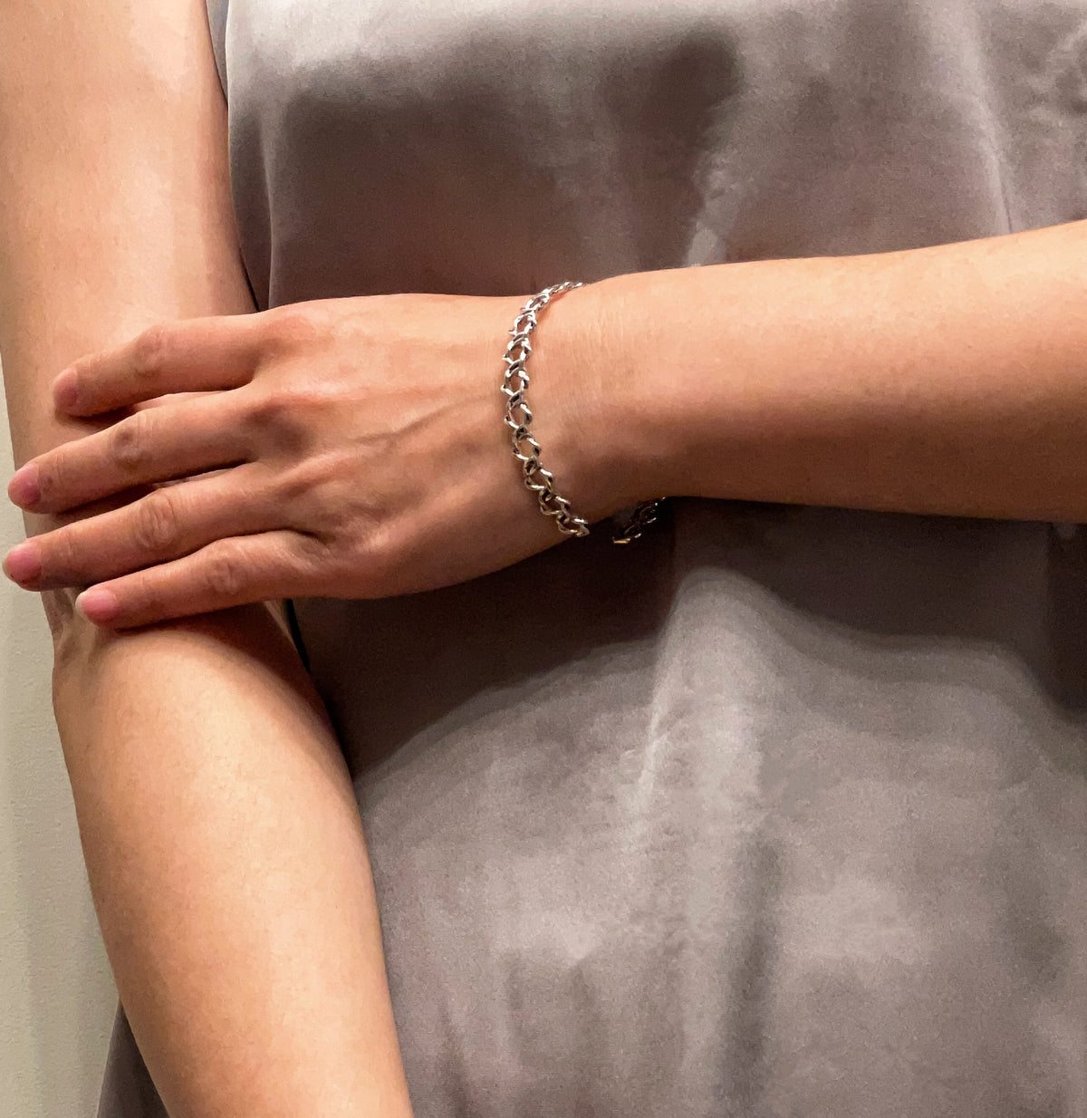 Star of David Bangle in Sterling Silver
