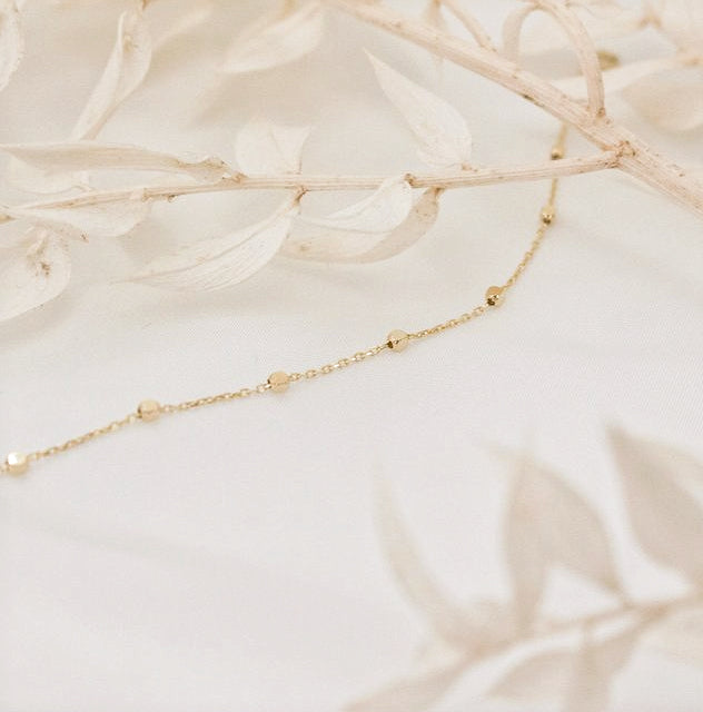 Small Nugget Bracelet in 10K Yellow Gold