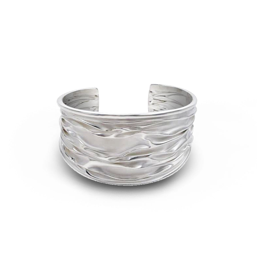 Noble Bangles with Matt Finished in Sterling Silver