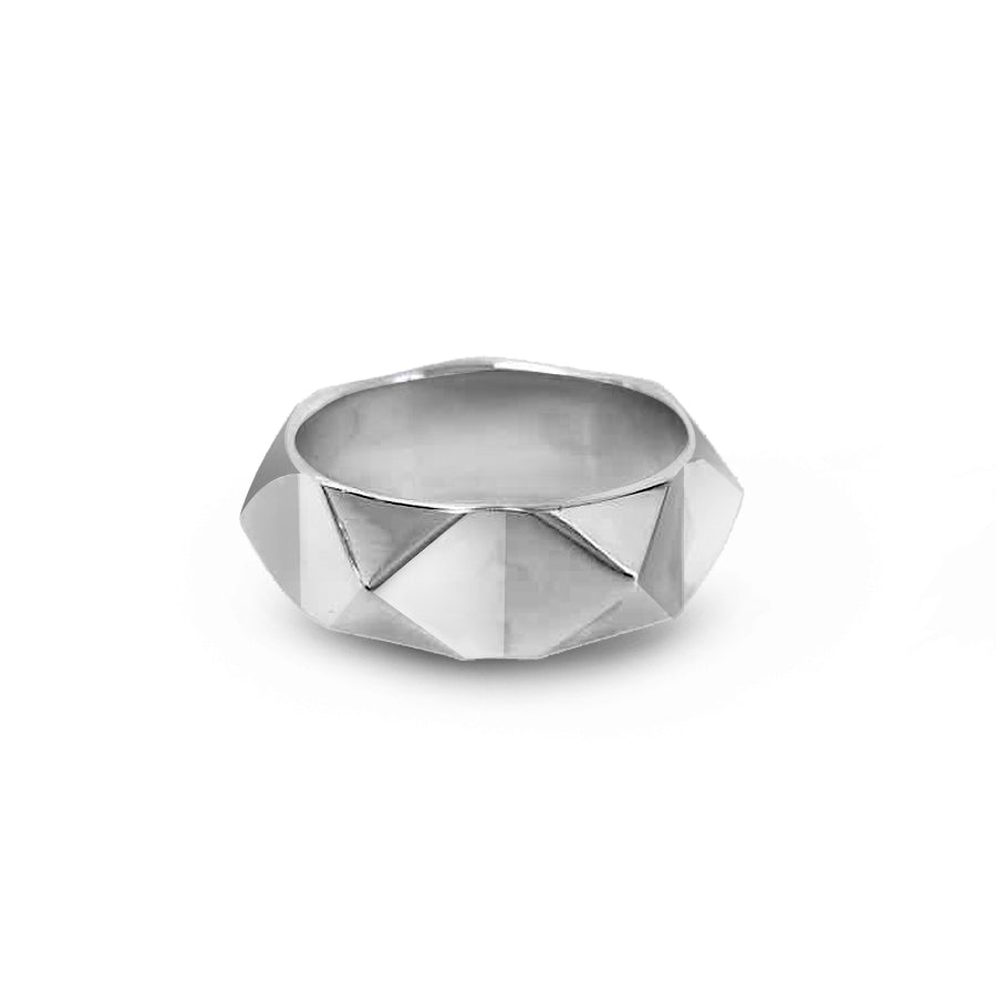 Geometry Ring in Sterling Silver