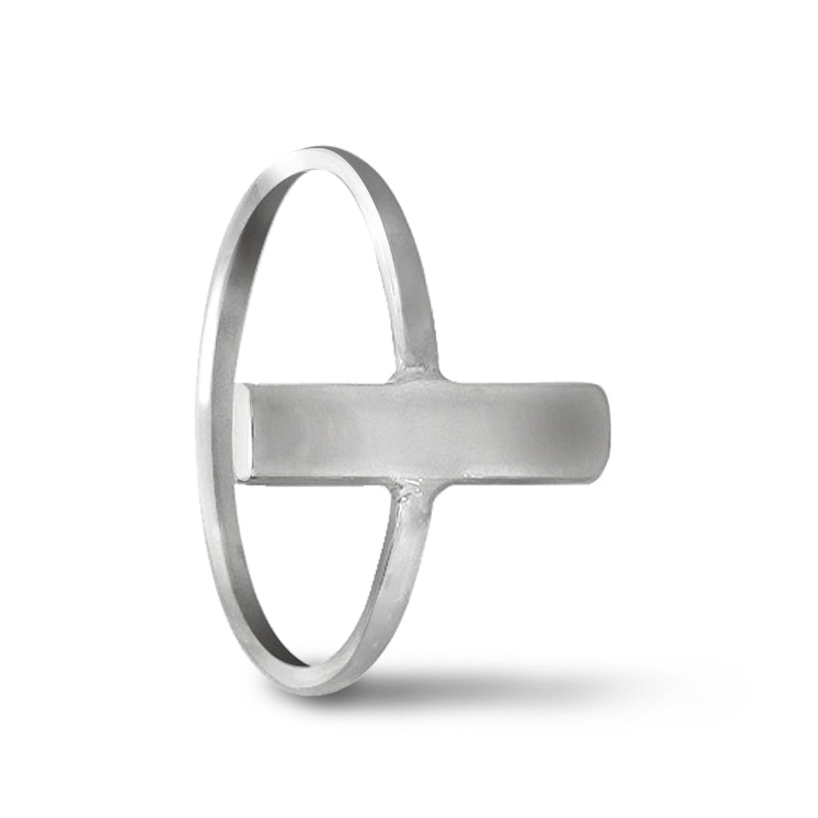 Bridges Line Ring set in Sterling Silver