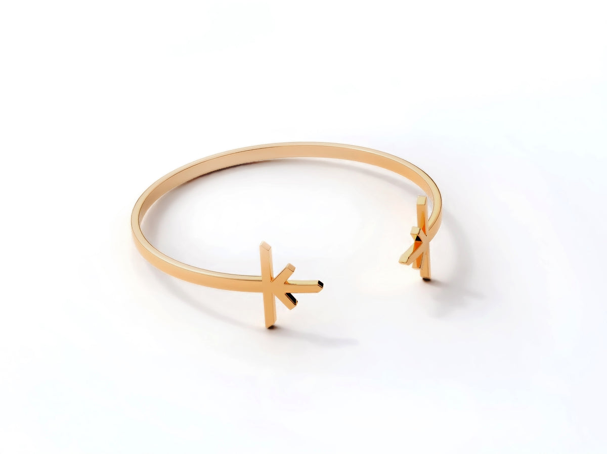 Truss Embrace Sharable Truss Bangle in 18K Gold