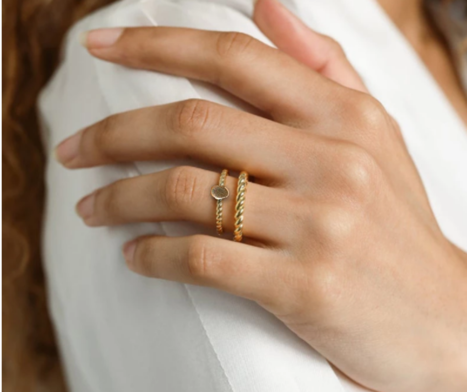 Stackable Rope Sun Ring