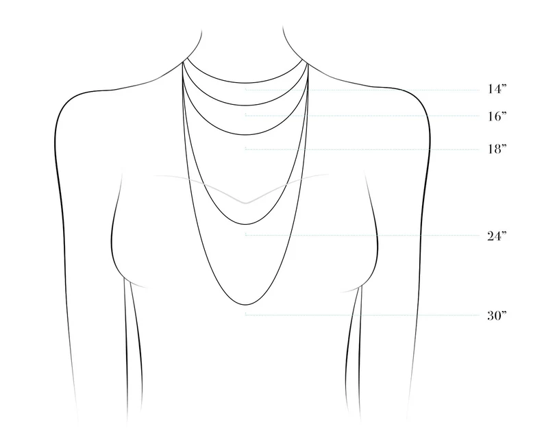 Thin Curb Link Necklace in 18K Gold