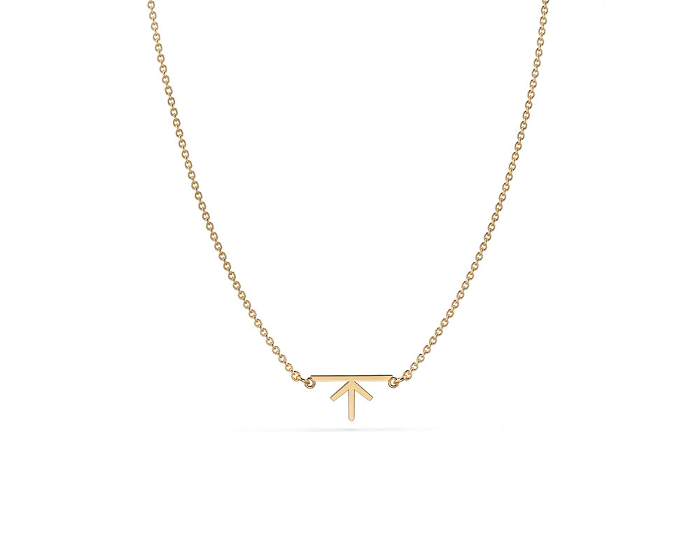 Bold Truss 2 Shareble Necklace in 18 K Yellow Gold, 30mmL