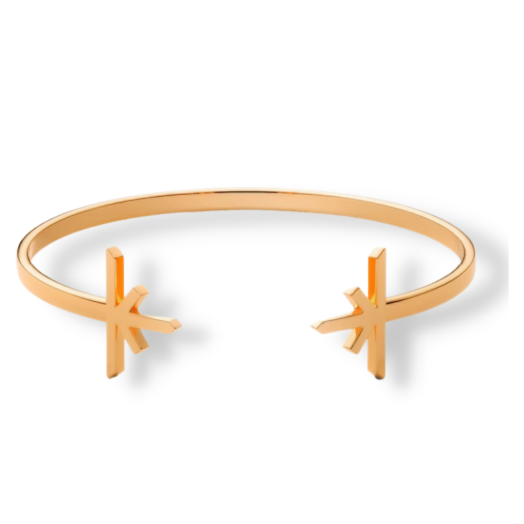 Truss Embrace Sharable Truss Bangle in 18K Gold
