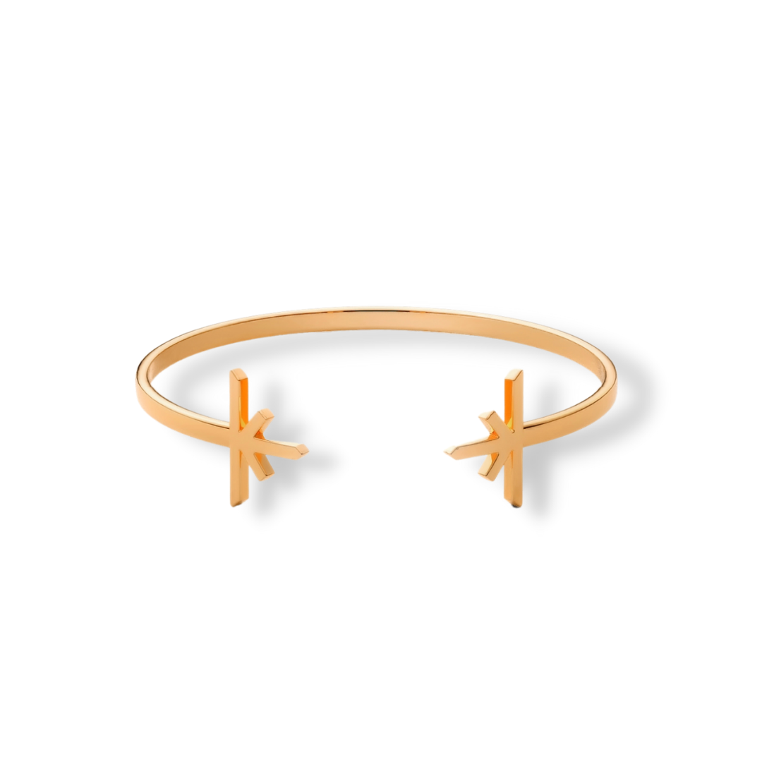 Truss Embrace Sharable Truss Bangle in 18K Gold