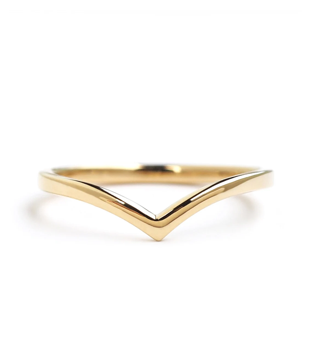 Triangle Stackable Ring in 10K Gold